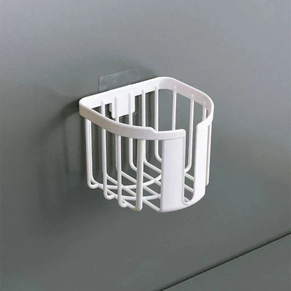 Wall-Mounted Toilet Paper Holder – No Drilling, Easy Installation