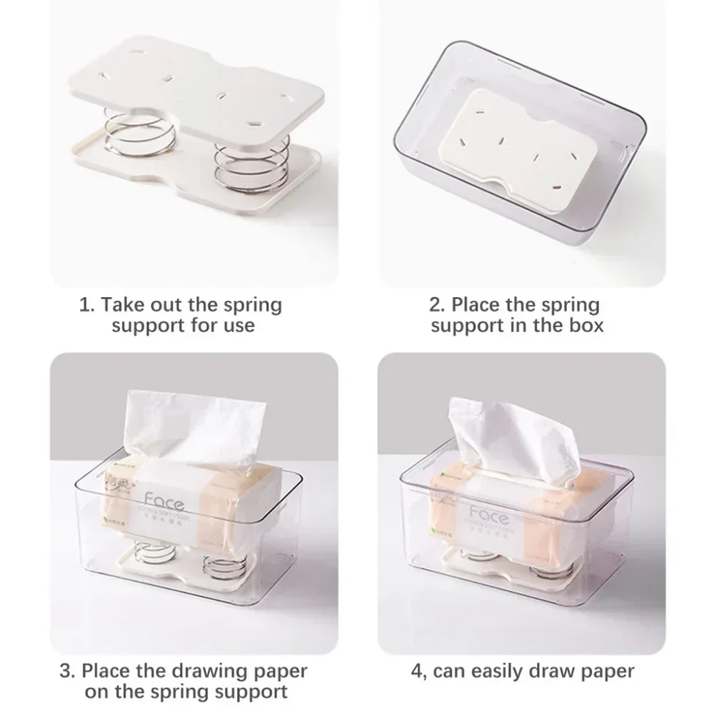 ✨✨Spring Tissue Box – For Use in the Kitchen and Car