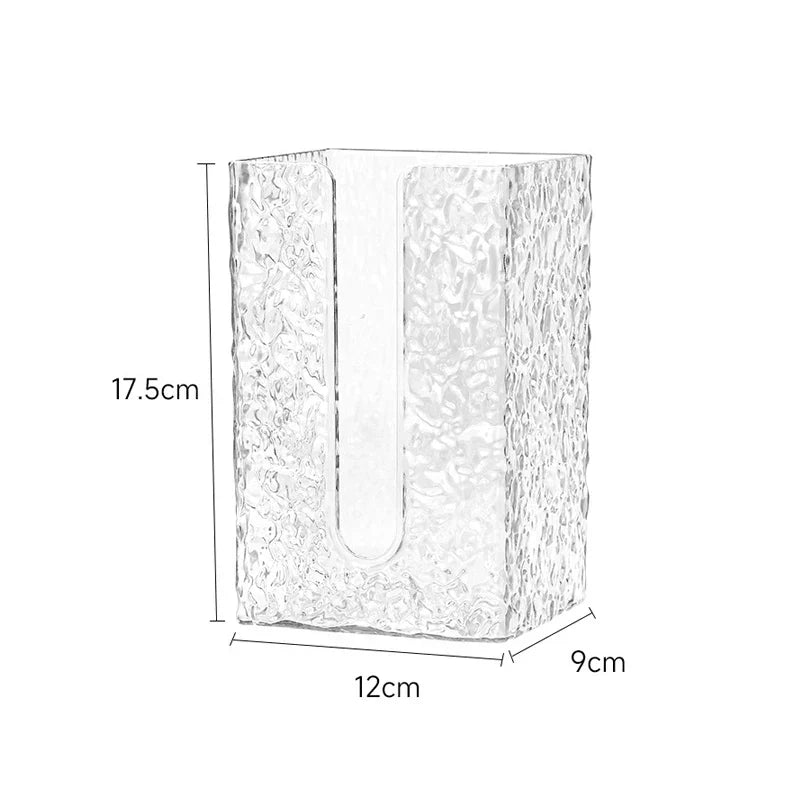 ❄️ Toilet Paper Holder – ✨ Wall-Mounted Acrylic Holder in "Ice" Style